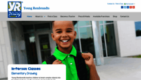 What Youngrembrandts.com website looked like in 2023 (1 year ago)