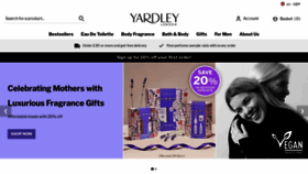 What Yardleylondon.co.uk website looked like in 2023 (1 year ago)