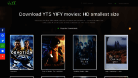 What Yify.cc website looked like in 2023 (1 year ago)