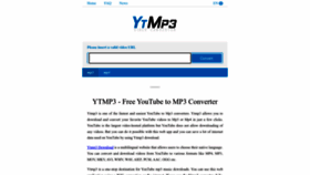 What Ytmp3.download website looked like in 2023 (1 year ago)