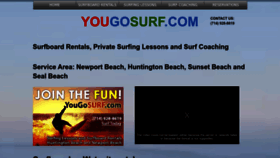 What Yougosurf.com website looked like in 2023 (1 year ago)