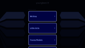 What Youngteen.fr website looked like in 2023 (1 year ago)