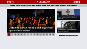 What Yuksekovahaber.com.tr website looked like in 2023 (1 year ago)