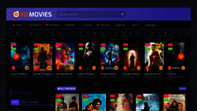 What Yomovies.uno website looked like in 2023 (This year)