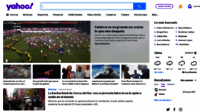 What Yahoo.com.mx website looked like in 2023 (This year)