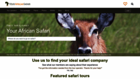 What Yourafricansafari.com website looked like in 2023 (This year)