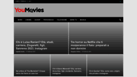 What Youmovies.it website looked like in 2023 (This year)