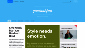 What Youlookfab.com website looked like in 2023 (This year)