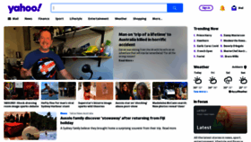 What Yahoo.com.au website looked like in 2023 (This year)