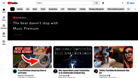 What Youtube.ca website looked like in 2023 (This year)