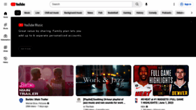 What Youtube.com.br website looked like in 2023 (This year)