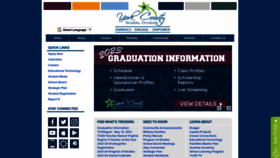 What Yorkcountyschools.org website looked like in 2023 (This year)