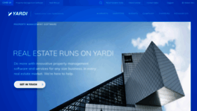 What Yardi.com website looked like in 2023 (This year)