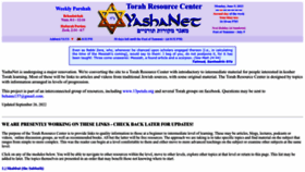 What Yashanet.com website looked like in 2023 (This year)