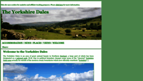 What Yorkshire-dales.com website looked like in 2023 (This year)