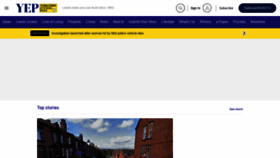 What Yorkshireeveningpost.co.uk website looked like in 2023 (This year)