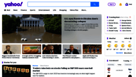 What Yahoo.org website looked like in 2023 (3 years ago)
