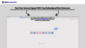What Youronlinespeedtest.com website looked like in 2023 (This year)
