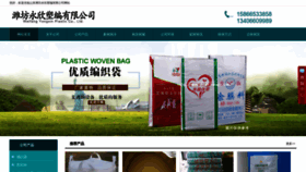 What Yongxinbags.com website looked like in 2023 (This year)