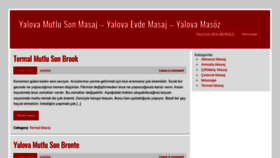 What Yalovamasaj.org.tr website looked like in 2023 (This year)