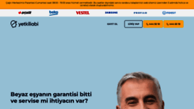 What Yetkiliabi.com website looked like in 2023 (This year)