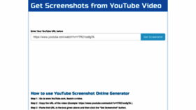 What Youtubescreenshot.way4info.net website looked like in 2023 (This year)