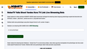 What Yallatv.my.id website looked like in 2023 (This year)