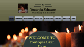 What Youtopiaskincare.com website looked like in 2023 (This year)