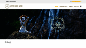 What Yogaharinam.it website looked like in 2023 (This year)