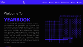 What Yearbook.sarc-iitb.org website looked like in 2023 (This year)