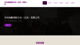 What Yangguangzhiku.com website looked like in 2023 (This year)