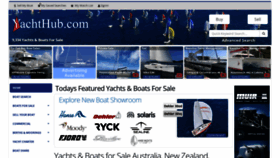 What Yachthub.com.au website looked like in 2023 (This year)