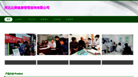 What Yiyunhuichun.com website looked like in 2023 (This year)