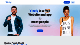 What Yizzly.com website looked like in 2023 (This year)