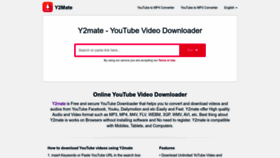 What Y2mate.lol website looked like in 2023 (1 year ago)