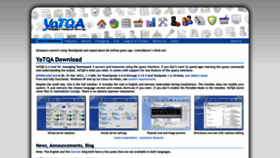 What Yat.qa website looked like in 2023 (This year)