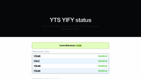 What Yifystatus.com website looked like in 2023 (This year)