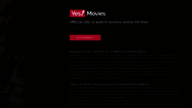 What Yesmovies-to.to website looked like in 2023 (This year)