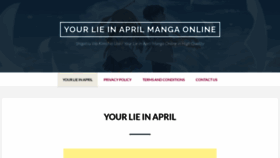 What Yourlieinaprilmanga.com website looked like in 2023 (This year)