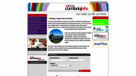 What Yourcumbriajobs.co.uk website looked like in 2023 (This year)