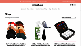 What Ymjgolf.com website looks like in 2024 