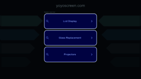 What Yoyoscreen.com website looks like in 2024 