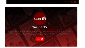 What Yacinetv.club website looks like in 2024 