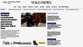 What Yolonews.us website looks like in 2024 