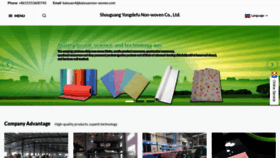 What Ydf-nonwoven.com website looks like in 2024 