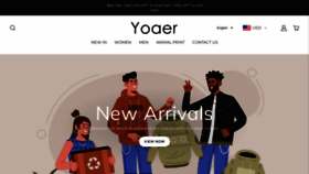 What Yoaer.com website looks like in 2024 