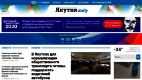What Yakutia-daily.ru website looks like in 2024 