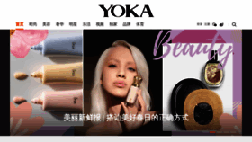 What Yoka.com website looked like in 2024 (1 year ago)