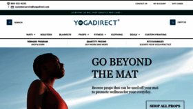 What Yogadirect.com website looks like in 2024 