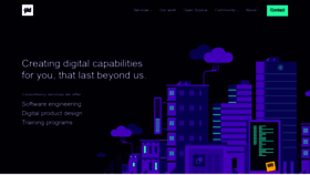 What Yld.io website looks like in 2024 